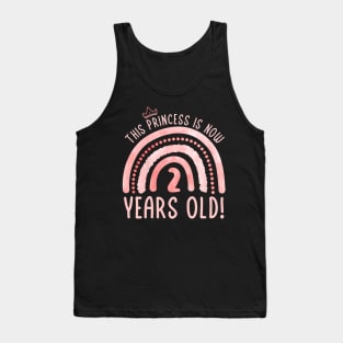 Kids This Princess Is 2 Years Old 2Nd Birthday Second Birthday Tank Top